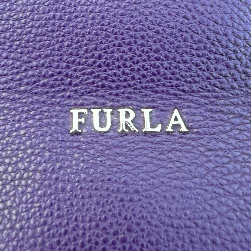 Furla Pebbled Leather Tote (Purple) - Picture 9 of 9